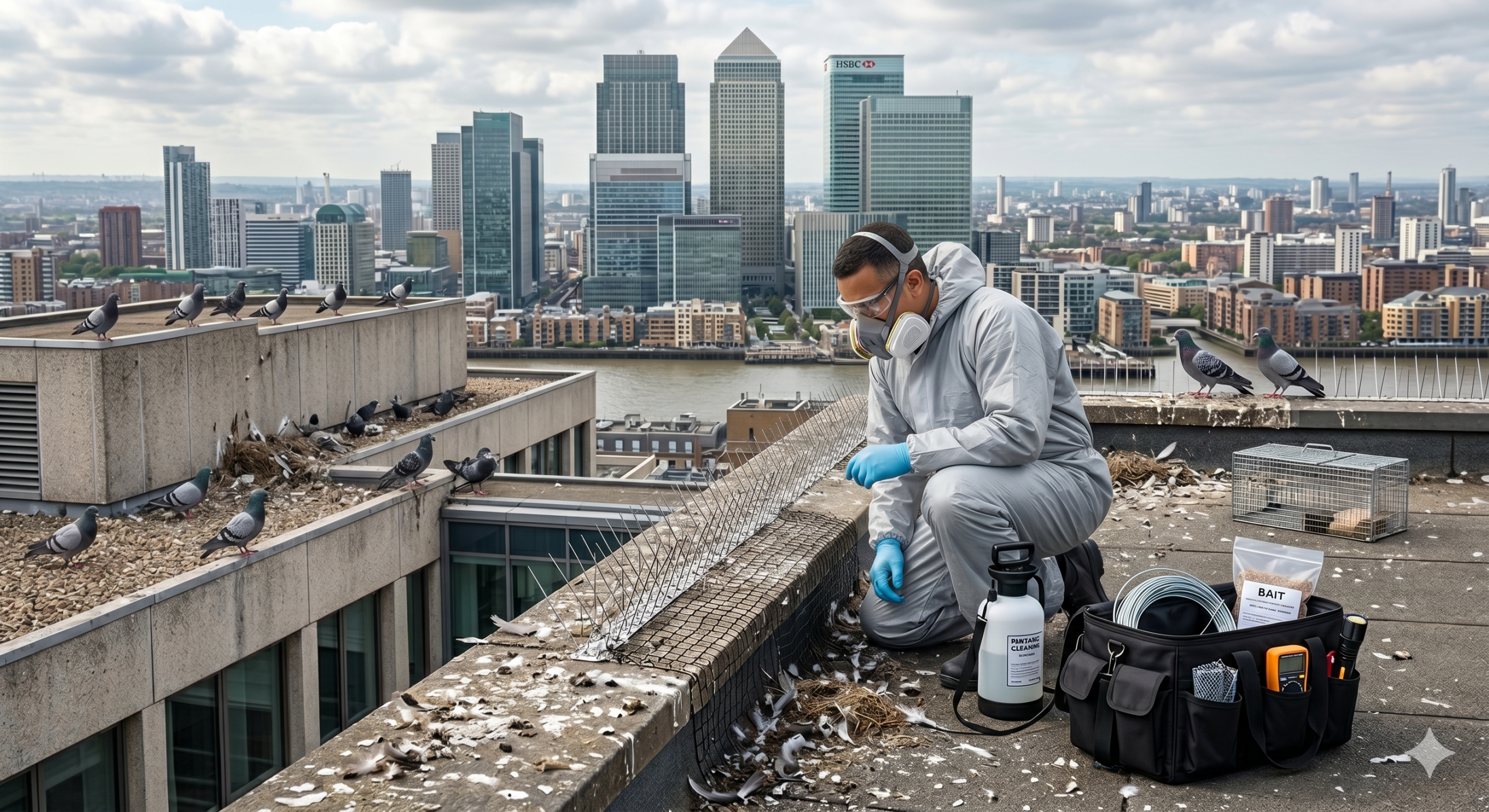 professional pest control services Canary Wharf